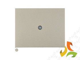 BERKER K.5 Płytka czołowa do przyłączy kablowych stal szlachetna nierdzewna 10057004 HAGER