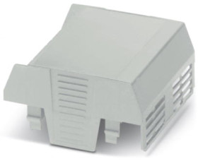 Upper part of housing, ABS/PC, (W x H x D) 70.1 x 74.65 x 36.95 mm, light gray, for enclosure, 1074751