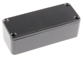 Obudowa ekranowana Czarny, 89.1 x 35 x 30.3mm, RS PRO