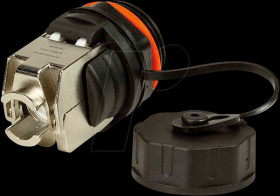 NP0085 Outdoor patch cable coupler Cat.6A RJ45/LSA, toolfree