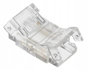 ZŁĄCZKA PROSTA DO TAŚM COB LED 8MM ŁĄCZNIK PROSTY SZYBKI MONTAŻ KLIKANA DWUSTRONNA