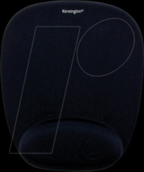 62384 Mouse mat with wrist rest, black