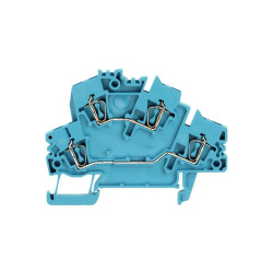 Zacisk do montażu na szynie DIN Weidmüller poziomy: 2 30 → 12AWGZacisk