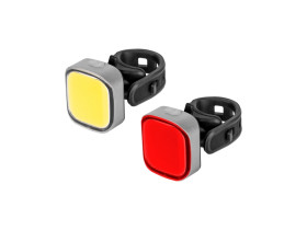 Komplet świateł do roweru ( z przewodem USB)