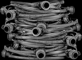 ILLU-21-V2 Chain of lights, for outdoor use, 20 m, 40 lamp holders
