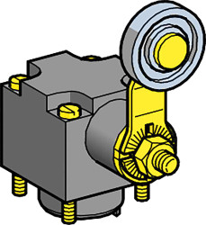 Głowica sterująca wyłącznika krańcowego ZCKD34, Telemecanique Sensors OsiSense XC