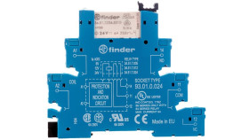 Przekaźnikowy Moduł Sprzęgający 1P 6A 24V Ac/Dc 6,2Mm Styki Agni+Au...