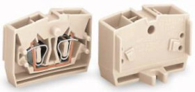 Złączka 2-przewodowa Ex 2,5mm2 jasnoszara z mocowaniem śrubowym 264-130 /100szt./