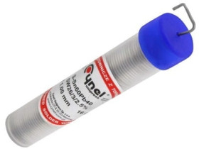 Cyna, spoiwo lutownicza, średnica 1,00mm Sn60%Pb40%, fiolka 16g