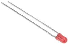 LED, THT, czerwona, 2-Pin, 2 V, 60 °, Kingbright