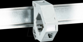 ET-25186.V2 1-way module holder, top-hat rail mounting stackable