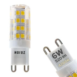 Żarówka LED G9 6W, 520lm, 4200K, 220-240V, PETA HOROZ