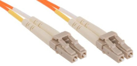 Kabel światłowodowy, średnica: 50/125μm, OM2 Wielomodowy, Pomarańczowy, LC / LC