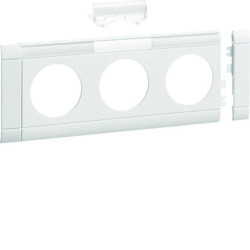 tehalit.WA Maskownica 3-krotna z polem opisowym ABS bezhalogenowy biały GB080319016