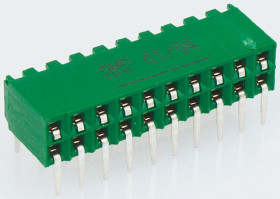 Gniazdo PCB 32 -pinowe 2 -rzędowe raster: 2.54mm Listwa z gniazdami Kąt Proste Przewlekany