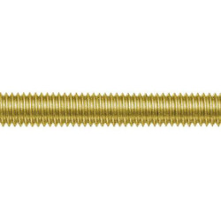 Pręt gwintowany M8 długość 1m Mosiądz, Zwykłe