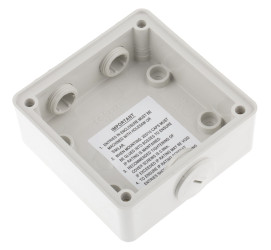 Puszka elektroinstalacyjna, l. ścieżek: 1, materiał: PC, 101 x 101 x 38mm