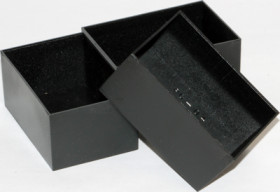 ABS enclosure, (L x W x H) 75 x 50 x 35 mm, black (RAL 9005), 1596B105-5