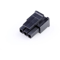 Molex 436450300 Micro-fit 3.0 Receptacle Housing 3 Circuits Black