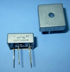 50A/400V PINY KWADRAT KBPC-5004W MOSTEK