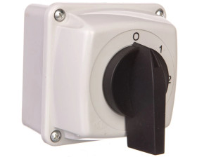 Łącznik krzywkowy 0-1-2-3 3P 16A w obudowie IP65 Łuk E16-63 951663