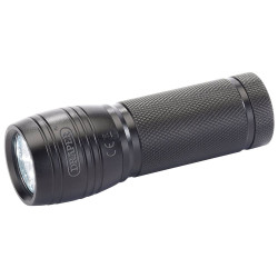 Draper 81110 LED Aluminium Hand Torch (3 x AAA Batteries Required)