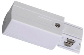 Złącze zasilające szynoprzewodu IP20 3-fazowe białe TRACK POWER CONNECTOR P-L 4W WHITE GXTR011