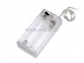 Koszyk na baterie 2XR6 ( II ) 1 strona + wyłącznik