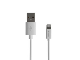 Kabel lightning(M)-USB-A(M) 1M biały MFI PRATI NKA-2148