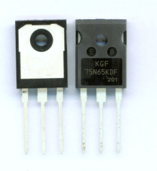 KGF75N65KDF IGBT 100A 650V 484W (100/75/225A) TO-247 KEC SEMICONDUCTORS TRANZYSTOR