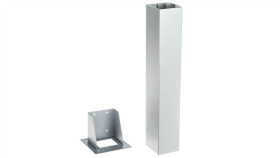 Simon Connect Minikolumna Alk Jednostronna 7Xk45 Anodyzowane Aluminium Alk117/8