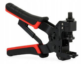 Zaciskarka uniwersalna MASTER do złączy kompresyjnych kątowych oraz prostych BNC, F, IEC, RCA