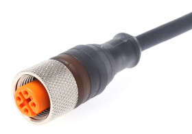 Przewód czujnik-siłownik ze złączem Złącze M12 liczba rdzeni 4 długość 2m Rodzaj A Żeńskie