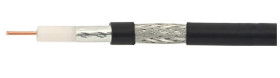 Przewód koncentryczny antenowy żelowany 75ohm TRISET-113 1,13/4,8/6,8 Cu ekran 80 Triset /500m/ 06.4008.0500