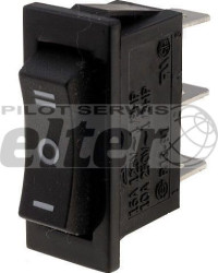 Przełącznik kołyskowy średni(ON)-OFF-(ON) 15A/250V