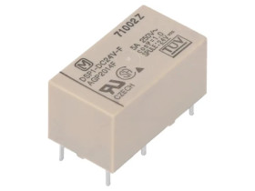 DSP1-DC24V-F Przekaźnik elektromagnetyczny SPST-NO + SPST-NC Ucewki: 24VDC