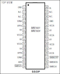 Dual-Channel Cardbus and PCMCIA Power Switches with SMBus Serial Interface