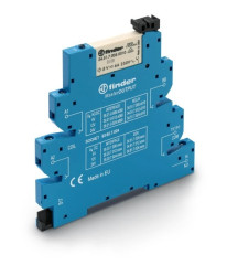Przekaźnikowy moduł sprzęgający 6,2mm MasterBASIC, SSR wyj. 2A / 24V DC zasil. 6V DC, zaciski sprężynowe 39.00.7.006.9024