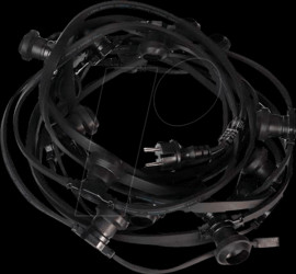 HQPL11003 LED PARTY LIGHT CHAIN - 50 E27 SOCKETS - 25 m