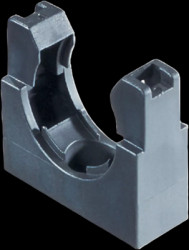 Universal holder, halogen free, (L x W x H) 42 x 16 x 38 mm, PA, gray, for M25/P21, 83621118