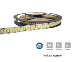 Taśma LED Premium biała ciepła 3000K 24V 240led/m 20W/m IP20 rolka 5m