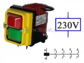 Wył. elektromag. 3F DZ-07 c:230V 10p