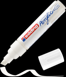 4-5000922 Acrylic marker, 5 mm-10 mm, traffic white