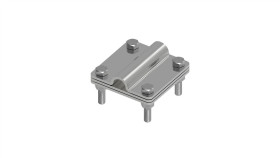 Złącze Uniwersalne 3-Elem. 80X80 Bednarka-Pręt16 Stal Nierdzewna 215.3.1 Ni...