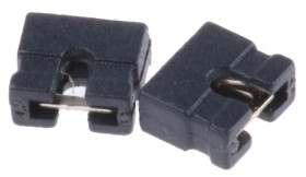 Mikroprzełącznik, Żeński, Prosty, Czarny, typ: Otwarta góra, 2-pinowe raster: 2mm, Złoto