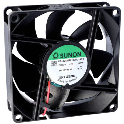 Sunon MF80251V1-1000U-G99 Axial Fan 12V 69.64m³/h 20x80x80mm