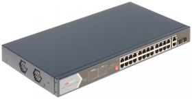 Switch PoE 24-portowy 1Gbps 2x SFP (niezarządzalny) DS-3E0528HP-E