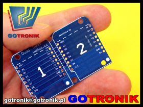 Płytka PCB Dual Base do WeMos D1
