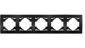 Quadra Ramka Pięciokrotna Czarna