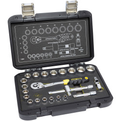CK Tools T4661 Socket Set, 3/8&quot;, 23 pcs